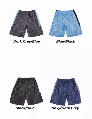 Men's Basketball Shorts-Style #MP118- $4.90/Unit — S-3XL (WHOLESALE) / Navy/Dark Grey