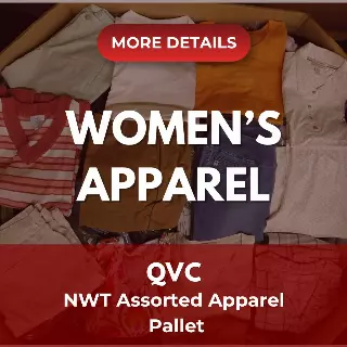 QVC MIXED WOMEN'S APPAREL BRANDS | Assorted Women's Apparel | NWT | 300 Pieces | Pallet #PA-669