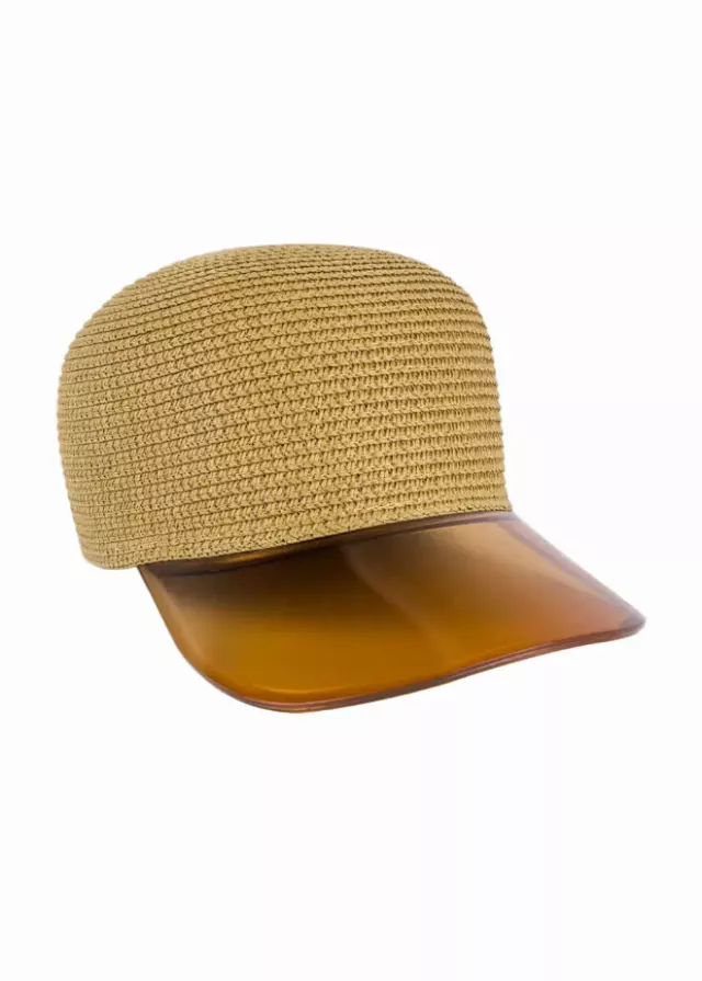 Magid Straw & Acrylic Brim Baseball Cap — TOAST
