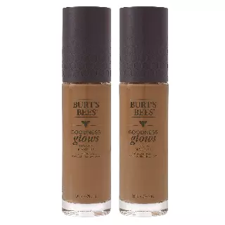 WHOLESALE BURT'S BEES GOODNESS GLOWS LIQUID MAKEUP 1 OZ (PACK OF 2) - CHESTNUT - 48 PIECE LOT
