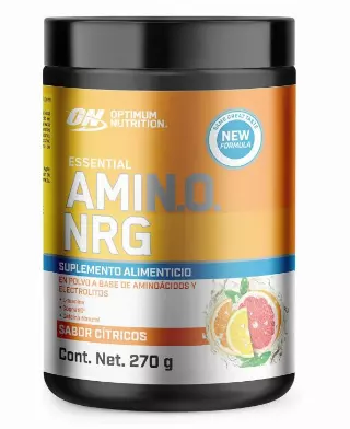 Optimum Nutrition Amino Energy Powder Plus Focus, with BCAA, Electrolytes, and Caffeine, Sunkissed Citrus, 30 Servings (Packaging May Vary)