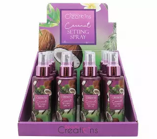 Beauty Creations Setting Spray - Coconut - Wholesale Display 12 Units (SPN04)