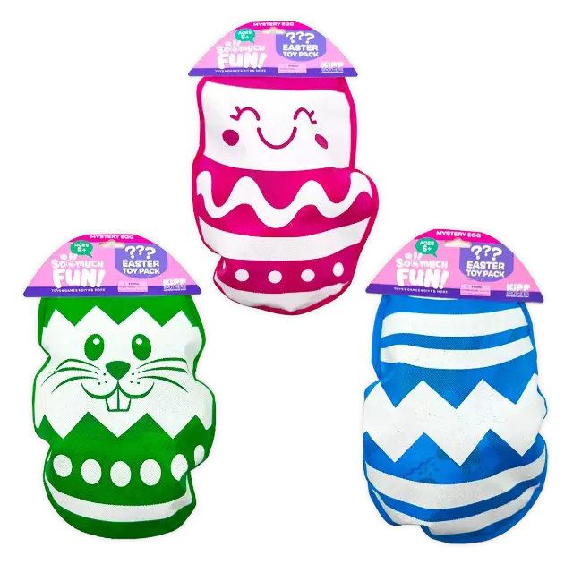 Easter Egg Mystery Toy Pack - 6 Pieces Per Retail Ready Display 24971
