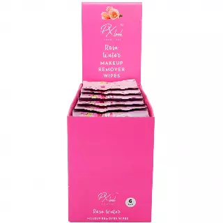 Px Look Makeup Remover Wipes Rose Water - Wholesale Display 6 Units (N-201-14)