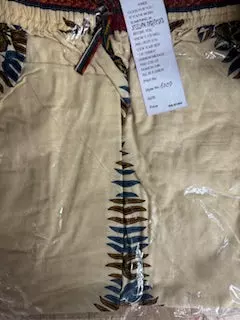 6009 - Camo & Dashiki Pants - ON SALE - $10.00 Each- 3 pcs in a pack — CREAM