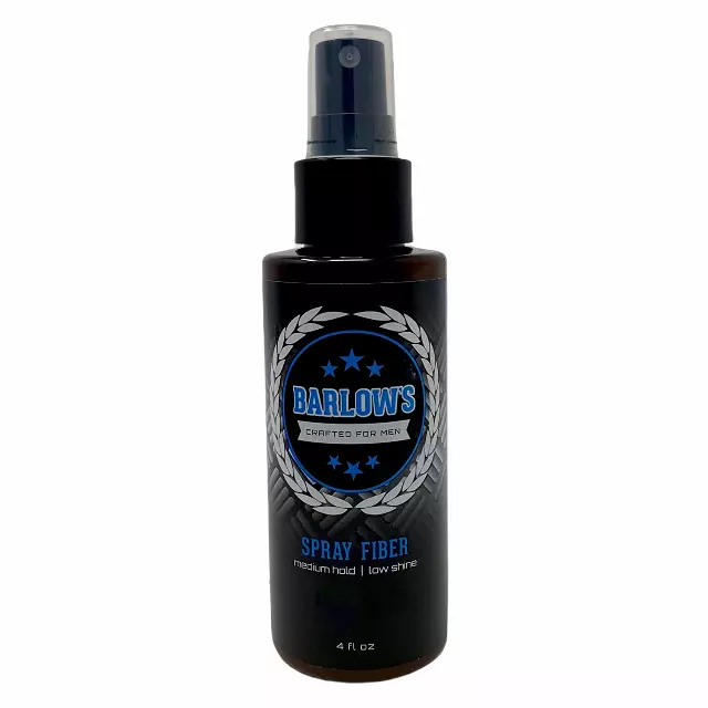 WHOLESALE BARLOW'S CRAFTED FOR MEN SPRAY FIBER MEDIUM HOLD LOW SHINE 4 OZ - 48 PIECE LOT LP