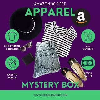 Amazon Clothing Mystery Box · 30-35 units · returned