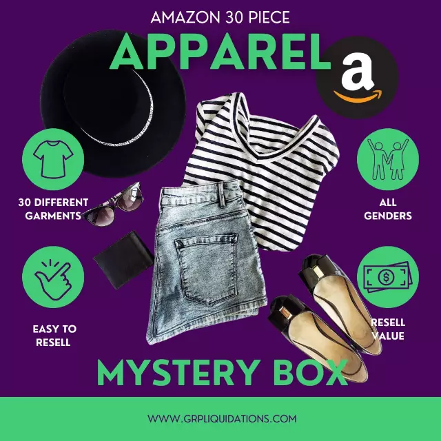 Amazon Clothing Mystery Box · 30-35 units · returned