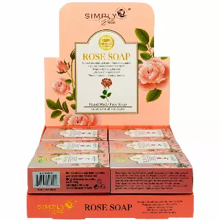 Simply Bella Rose Soap - Wholesale Display 12 Units (SIM012)