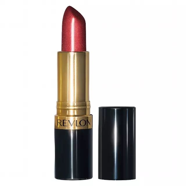 Revlon Super Lustrous Lipstick, Creamy Formula For Soft, Fuller-Looking Lips, Moisturized Feel, Ruby Attitude, 0.15 oz