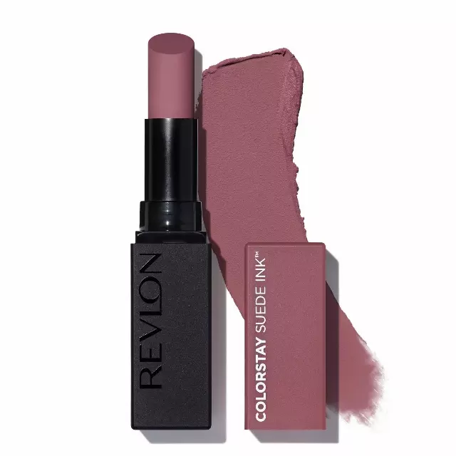Revlon Lipstick, ColorStay Suede Ink, Built-in Primer, Infused with Vitamin E, Waterproof, Smudge-proof, Matte Color, 012 Power Trip, 0.09 oz — 012 Power Trip / 24 Pack