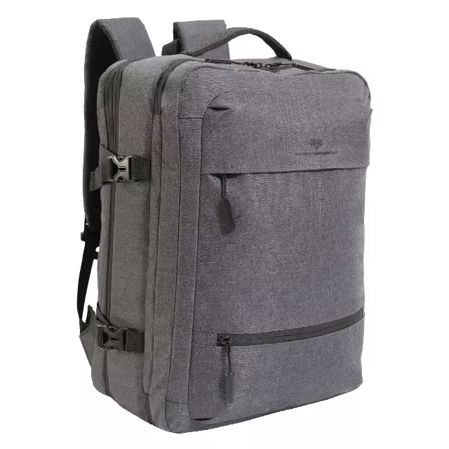 Jack Abraham's The Arden 18-In Nylon Weekender Backpack — 027-CHARCOAL