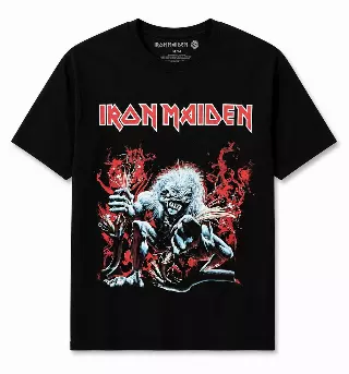 IRON MAIDEN LIVE DEAD ONE ALBUM T-SHIRT BLACK