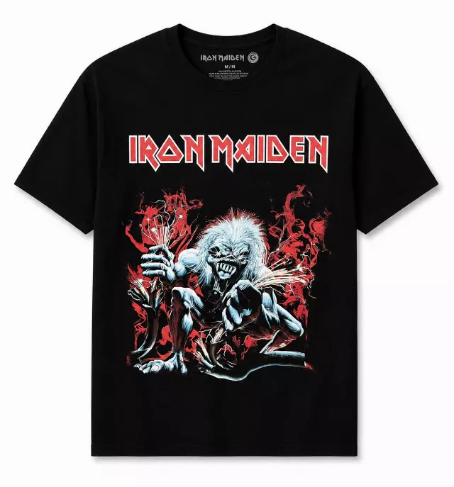 IRON MAIDEN LIVE DEAD ONE ALBUM T-SHIRT BLACK