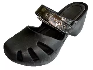 S5800L - Women's Wedge Clog Sandals — Black (S5800L-B) / 5-10 Assorted