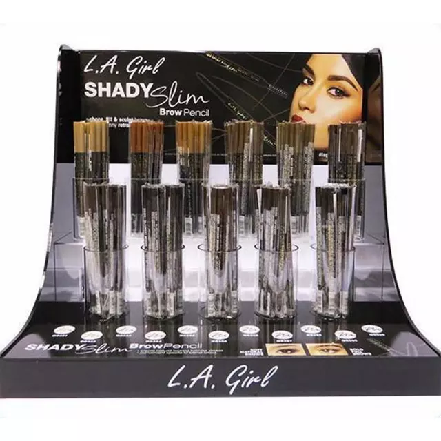 L.A. Girl Shady Slim Brow Pencil - Wholesale Display 198 Units (GCD255.1)