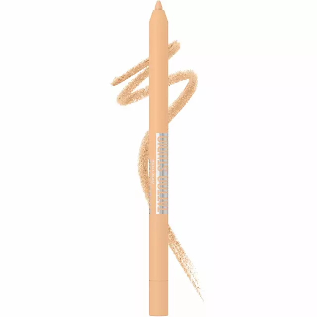 WHOLESALE MAYBELLINE TATTOOSTUDIO SHARPENABLE GEL PENCIL WATERPROOF EYELINER 0.04 OZ - BISCOTTI CREAM 820 - 72 PIECE LOT