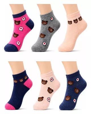 Girls' Socks #2295G (Dozen) — Assorted / Sock Size 10-13
