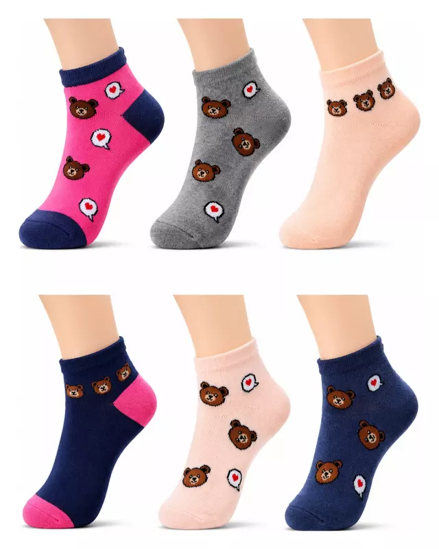 Girls’ Socks #2295G (Dozen) — Sock Size 9-11