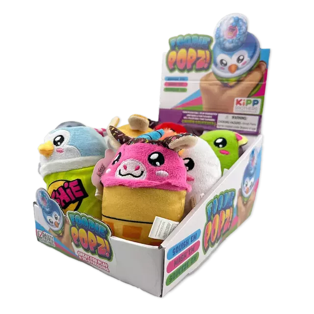 Foodie Popz Squeeze Toy - 6 Pieces Per Retail Ready Display 25320