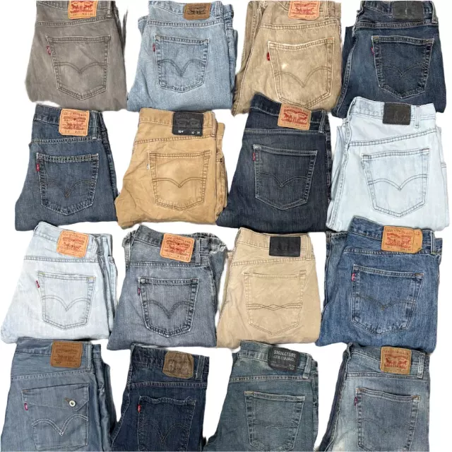 Wholesale Mens Levis Jeans (10 Pieces) — 34" and up