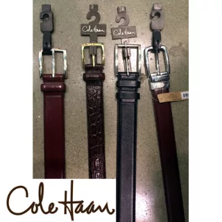 Cole Haan wholesale men's leather belts assortment 12pcs.