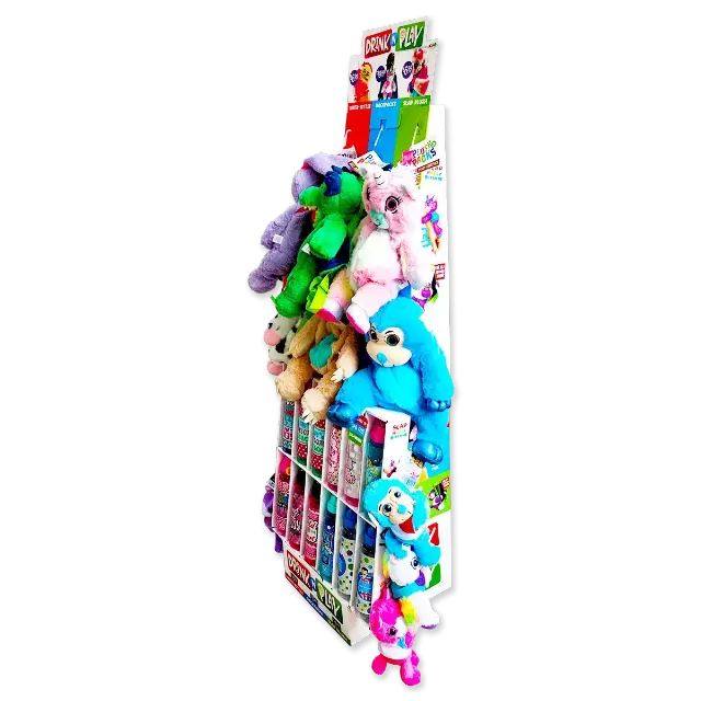 Kids Cup and Plush Assortment Floor Display - 24 Pieces Per Retail Ready Display Kit 88497