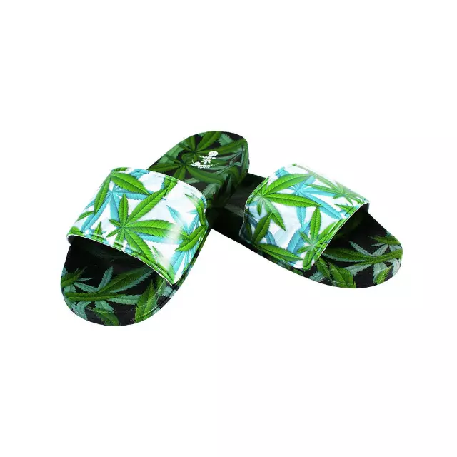 Himpy Slides - Mens Forbidden Green Moss Sandal - 1 Pair Per Pack — 9