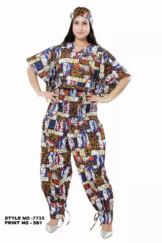 7733 -WOW!! 2 pcs Set - $25.00 Each (3 pcs per pack) — Free Size / Print-581