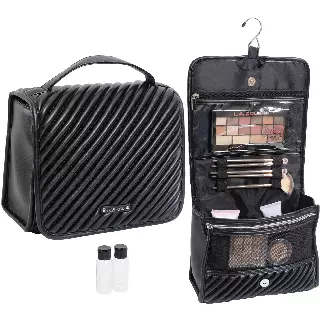 Joan & David The Large Hanging Diagonal Quilted Toiletry Case