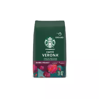 Starbucks Caffè Verona Dark Roast Ground Coffee, 28oz - 100% Arabica