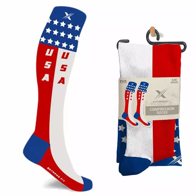 USA COMPRESSION SOCKS — Small/Medium · SKU EF-BOWCS-M
