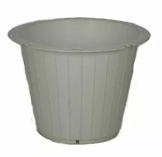 PL8015WT – 8.25” wide x7.25” Plastic pot (pk48)-“box” Min 1 box