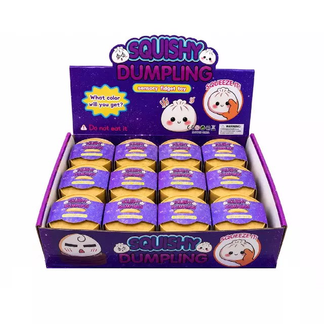 Mini Glitter Dumpling Squishy – Mystery Sensory Toy