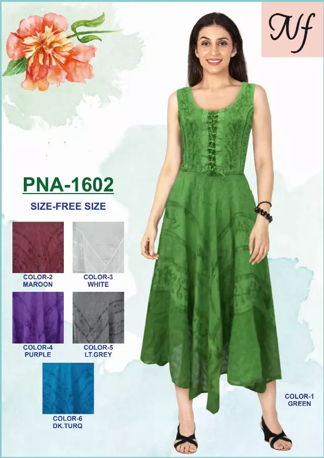 PNA-1602 - Summer Sleeveless Stonewash Dress - (6-PCS PRE-PACK) ($17 Each)