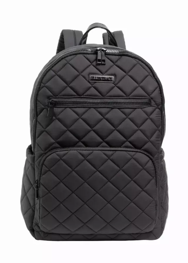 Ellen Tracy The Melanie Quilted Backpack — 269-TIMELESS TAUPE
