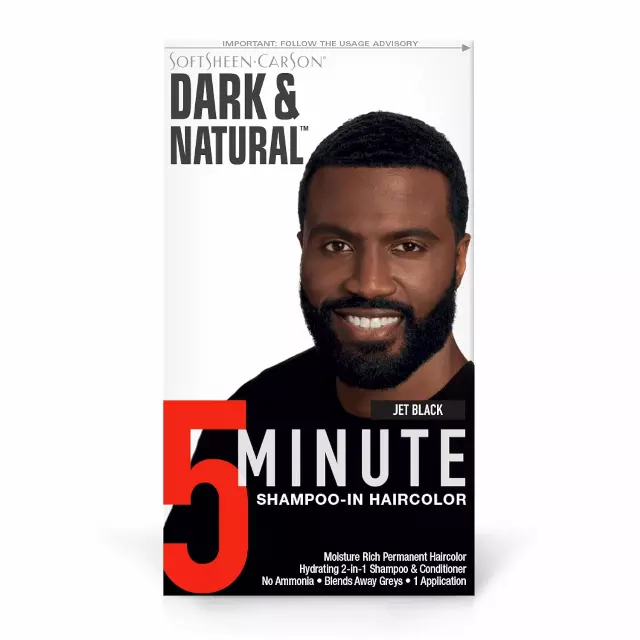 WHOLESALE SOFTSHEEN CARSON DARK & NATURAL 5 MINUTE SHAMPOO-IN HAIRCOLOR - JET BLACK - 48 PIECE LOT