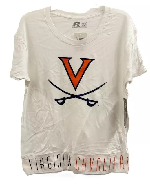 #266-V-S Women’s Virginia White Printed T-Shirt – $.50 each (25 Pieces)