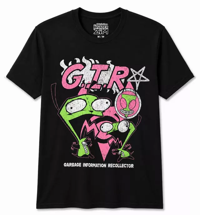 NICKELODEON INVADER ZIM T-SHIRT BLACK