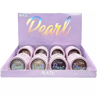 Amuse Pearl Ice & Glow Cream Shadow - Wholesale Display 24 Units (FK9764MIX)