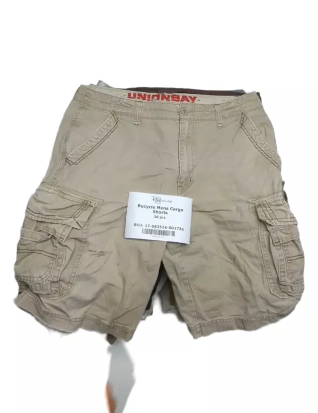 Recycle Mens Cargo Shorts 30 pcs