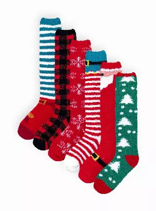 Knee-Length Cozy Socks #021 (Dozen)