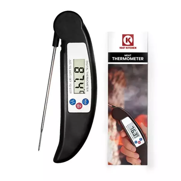 Stainless Steel Digital Meat And Poultry Thermometer · SKU TI-MIKDT-BLA