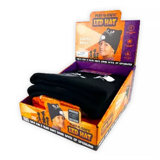 Halloween LED Hats - 6 Pieces Per Retail Ready Display 26165