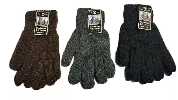 #9G-70052 Men’s Heavy Duty Wool Knit Gloves – $1.80 Per Pair (36 Pair)