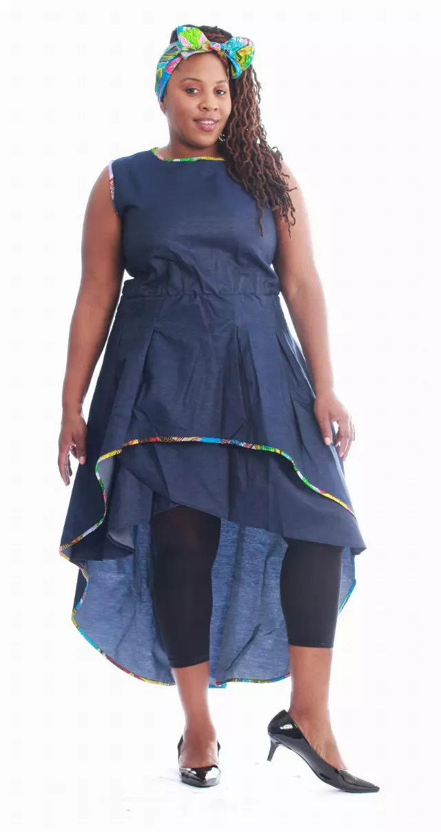 306 - Denim Mult Tiered Dress (3/pk) Free Size ON SALE!!!- $10.00 Each