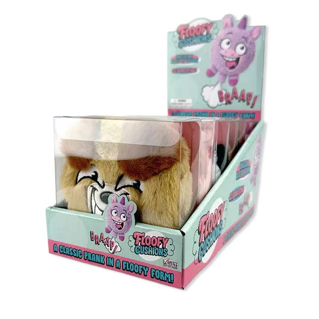 Floofy Cushion Practical Joke Gag Gift - 6 Pieces Per Retail Ready Display 26179