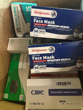 Face masks, bulk lot, new