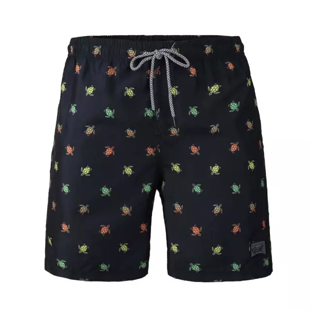 Boys' Quick-Dry Mesh-Lined Swim Trunks - Black
