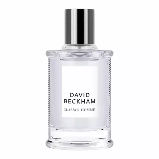 David Beckham Classic Homme Eau de Toilette 1.6 fl oz (Pack of 1), Notes of Pink Grapefruit, Cashmere Wood, and Mahogany Wood, Men’s Fragrance, Long Lasting, Everyday Fragrance, Travel Size